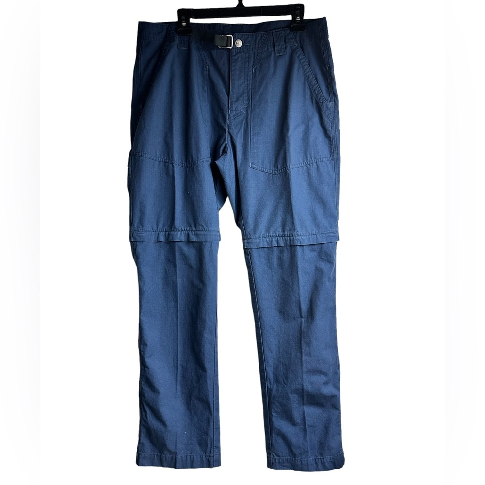 Outdoor Research Blue Convertible Zip Off Athletic Hiking Pants